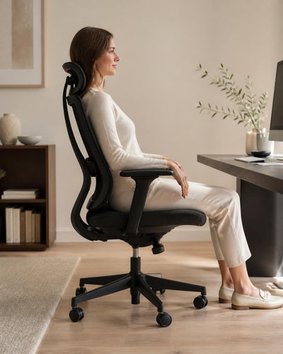 Fauteuil ergonomique Alba en situation au bureau